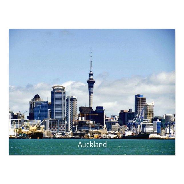 Auckland Skyline Photo Print (Front)