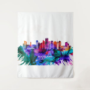Auckland Skyline Tapestry