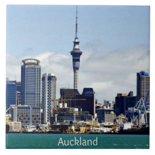 Auckland Skyline Tile