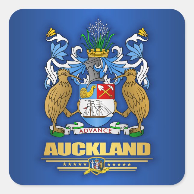 Auckland Square Sticker (Front)