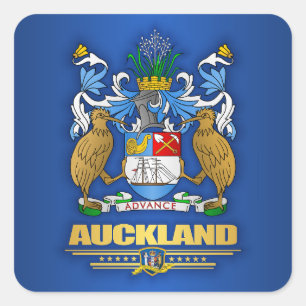 Auckland Square Sticker