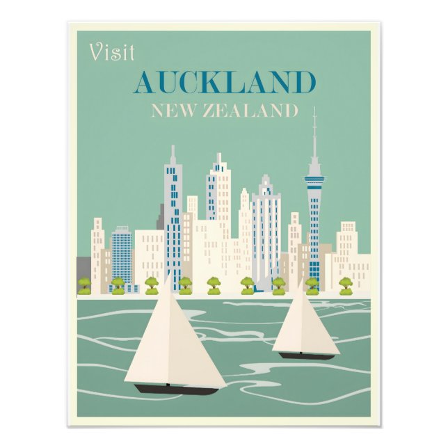 Auckland vintage poster (Front)