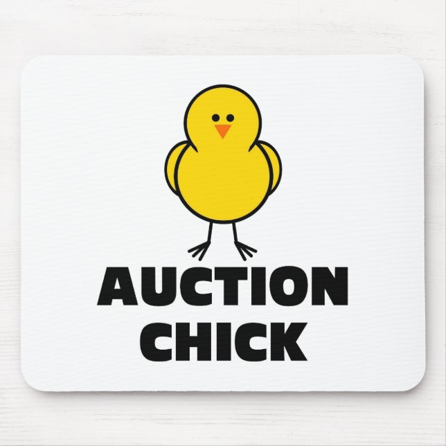 Auction Chick Mouse Mat (Front)