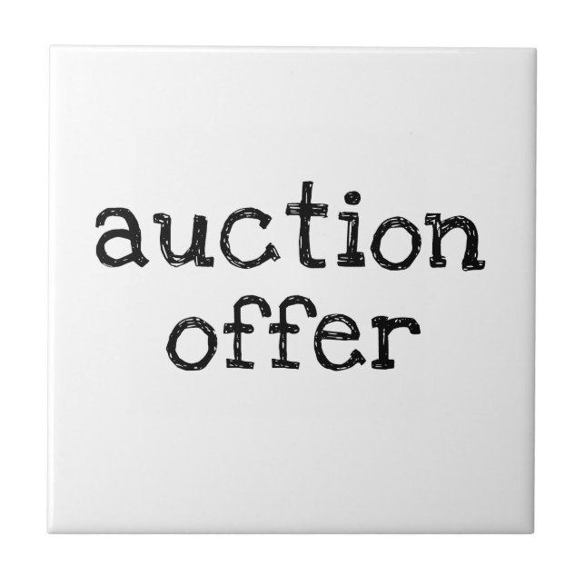 Auction Offer Tile (Front)