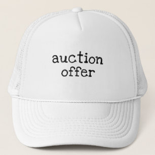 Auction Offer Trucker Hat