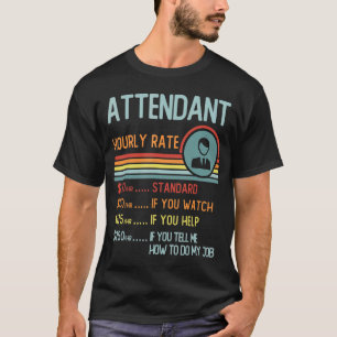 Auctioneer Hourly Rate T-Shirt Retro Job Title