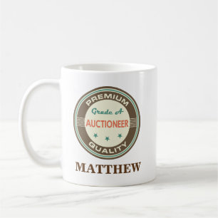 Auctioneer Personalised Office Mug Gift
