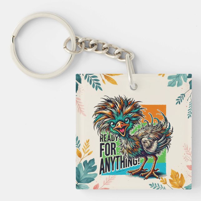 Audacious Avian Key Ring (Front)