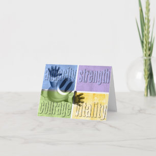 Audacity Strength Courage & Vitality Notecard