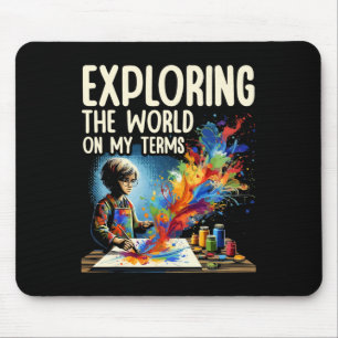 Audhd Autism Adhd Autistic Spectrum Neurodiversity Mouse Mat