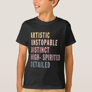 Audhd Autism Adhd Autistic Spectrum Neurodiversity T-Shirt