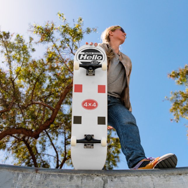 Audi Quattro Rally Car decoration Skateboard (Outdoor 1)