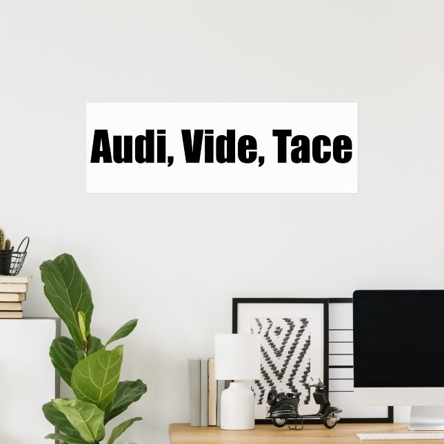 audi, vide, tace poster (Home Office)