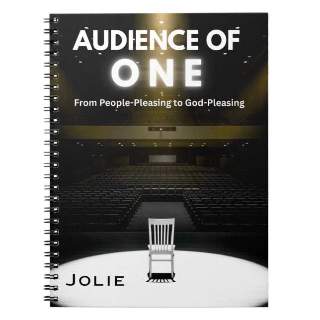 Audience of One Personalised Examination Journal (Front)