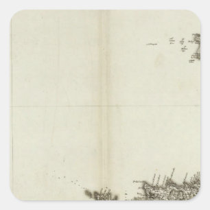 Audierne, rade de Brest Square Sticker