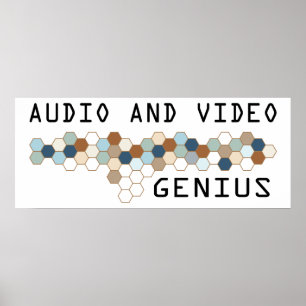 Audio and Video Genius Poster