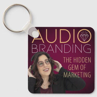 Audio Branding Podcast Keychain