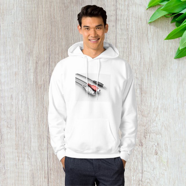 Audio Cables Vintage Tech  Hoodie (Creator Uploaded)
