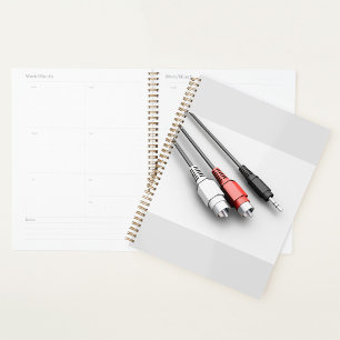 Audio Cables Vintage Tech Planner