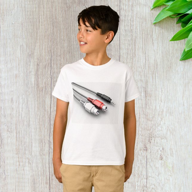Audio Cables Vintage Tech  T-Shirt (Creator Uploaded)