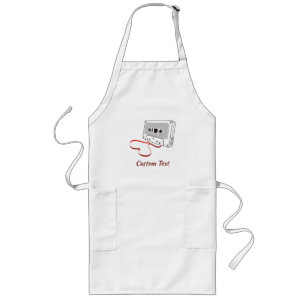 Audio cassette adult apron