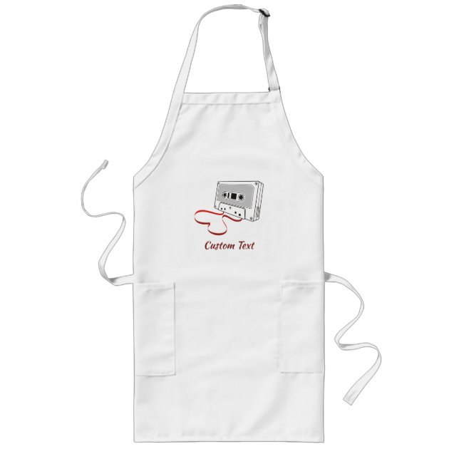 Audio cassette adult apron (Front)