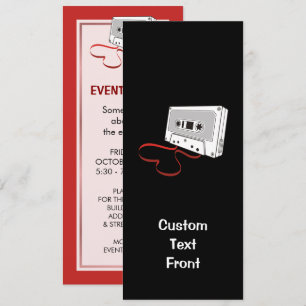 Audio Cassette Invitation