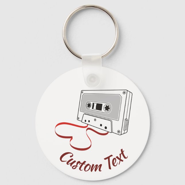 Audio Cassette Keychain (Front)