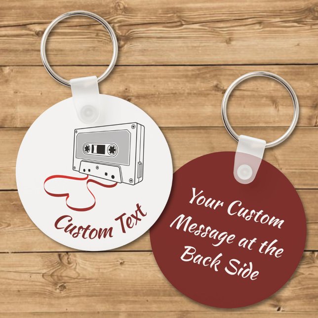 Audio Cassette Keychain (Creator Uploaded)