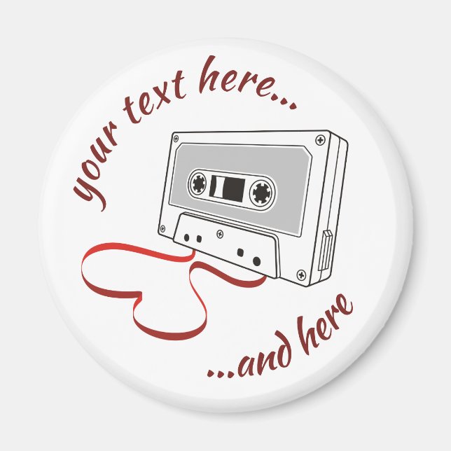 Audio cassette magnet (Front)