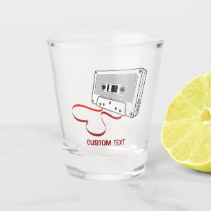 Audio Cassette Shot Glass