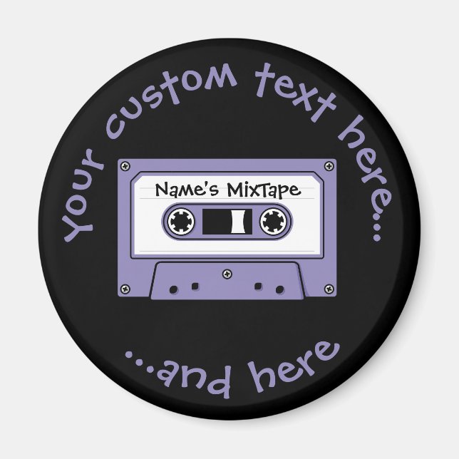 Audio Cassette Tape Magnet (Front)