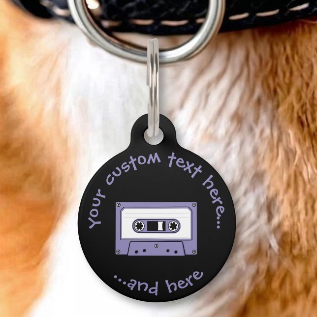 Audio Cassette Tape Pet Tag (Creator Uploaded)