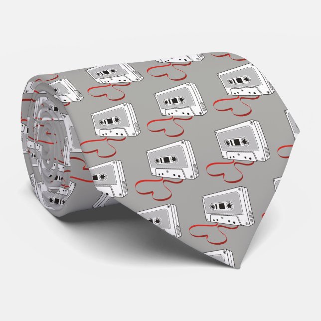 Audio Cassette Tie (Rolled)