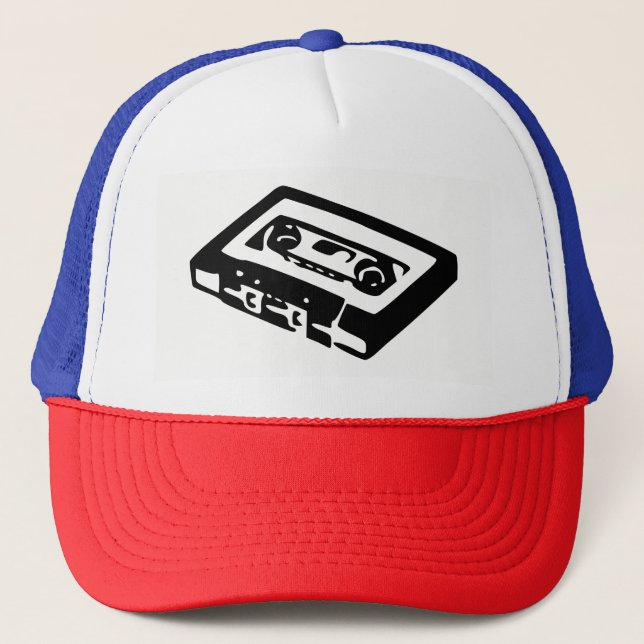 Audio Cassette Trucker Hat (Front)