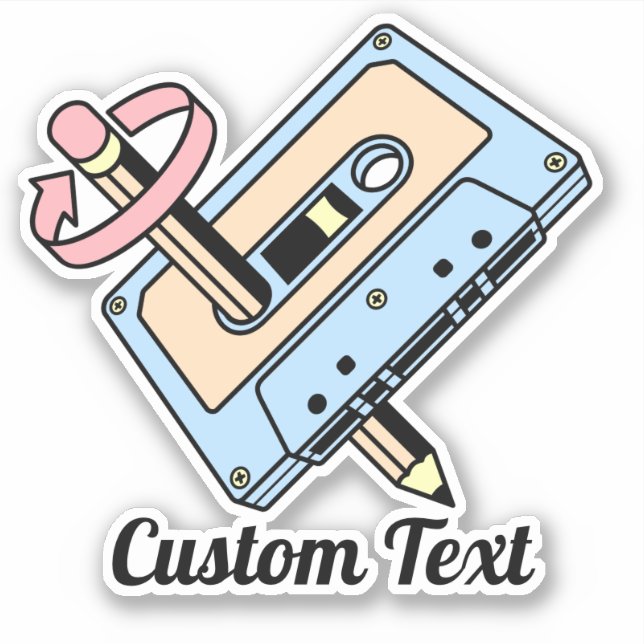 Audio Cassette with Pencil (Front)