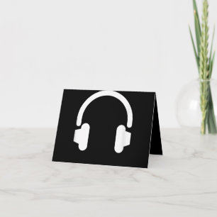 Audio Engineer Audiophile Dj Music Lover Headphone Thank You Card