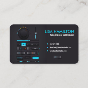 audio engineer business card