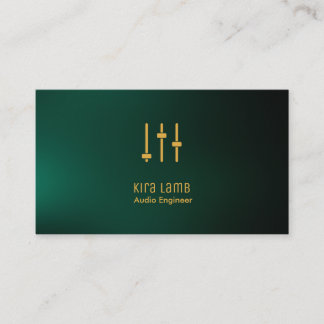 Audio Engineer Business Card