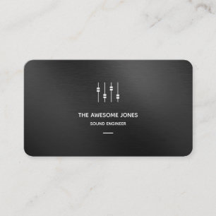 Audio Engineer Business Card