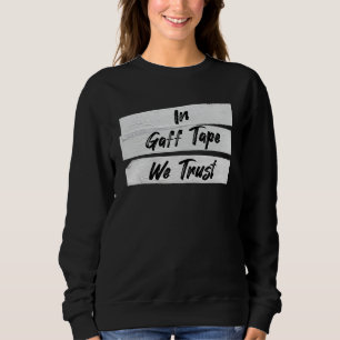 Audio Engineer Gaff Tape User Back Stage Tech Crew Sweatshirt