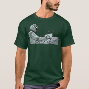 Audio Engineer Music Astronaut Studio Guy Sound E T-Shirt
