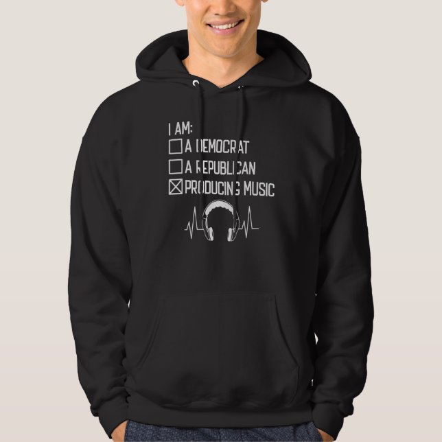 Audio Engineer Producer Sound Engineer  Producing  Hoodie (Front)