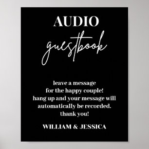 Audio Guestbook Phone Message Guest Book Sign