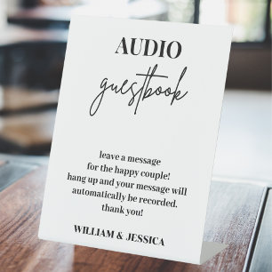Audio Guestbook Phone Message Guest Book Sign