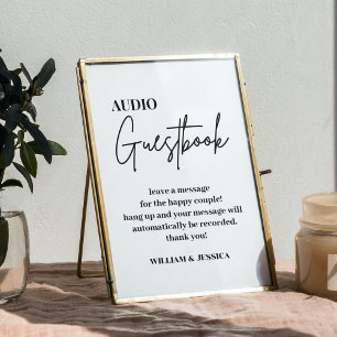 Audio Guestbook Phone Message Guest Book Sign