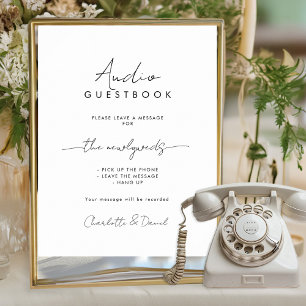Audio Guestbook   Phone Message Guest Book Sign