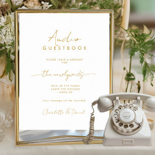Audio Guestbook Phone Message Guest Book Sign