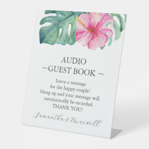 Audio Guestbook Sign Tropical Weddings