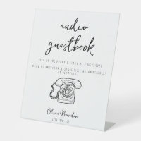 Audio Guestbook Sign vintage phone